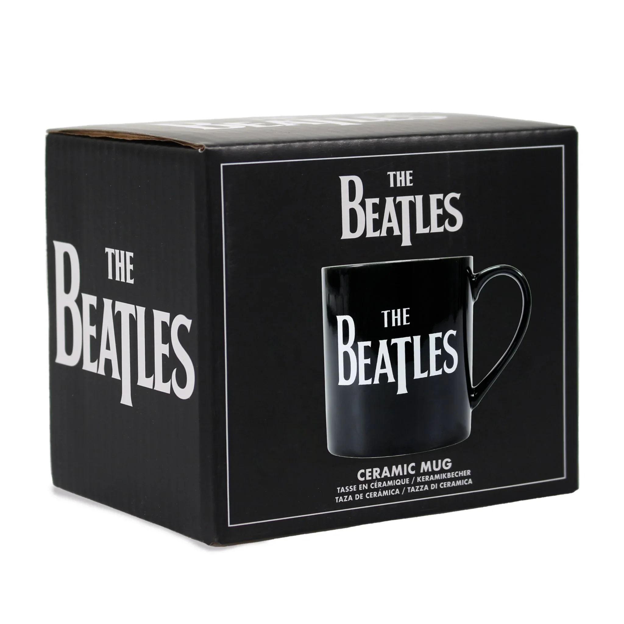 The Beatles Logo Black Mug - Image 3