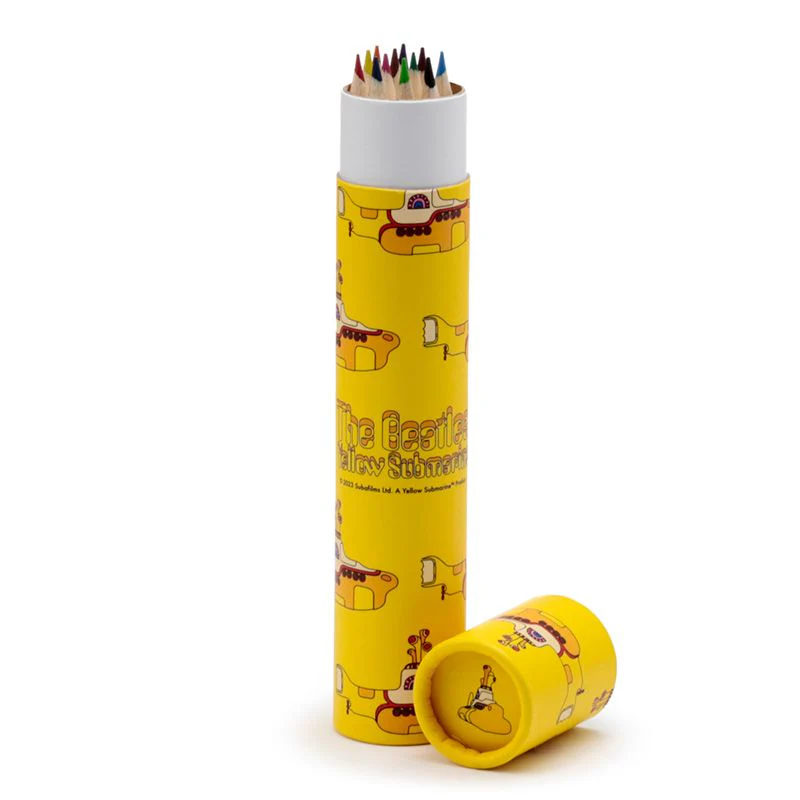 The Beatles Yellow Submarine Large Pencil Pot with 12 Colouring Pencils - Image 4